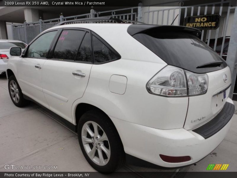 Crystal White Mica / Parchment 2009 Lexus RX 350 AWD