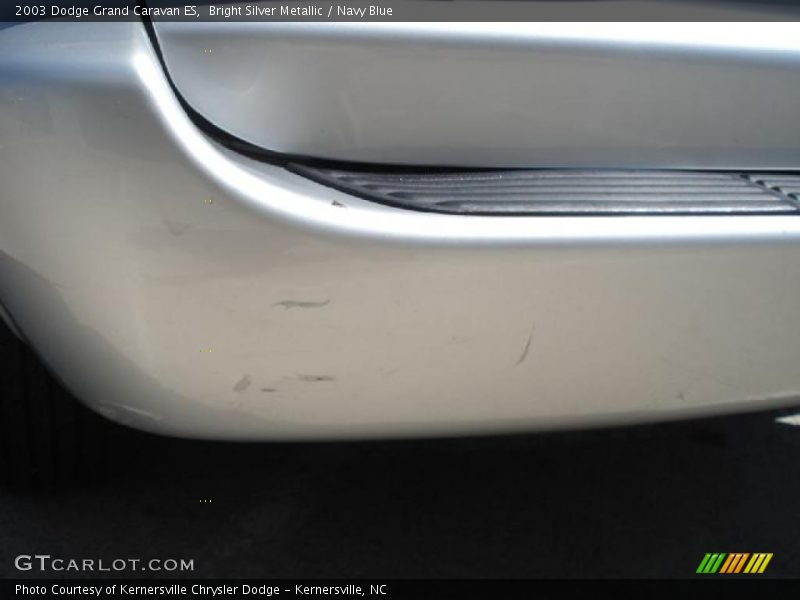 Bright Silver Metallic / Navy Blue 2003 Dodge Grand Caravan ES