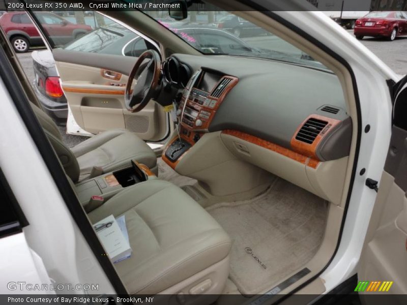 Crystal White Mica / Parchment 2009 Lexus RX 350 AWD