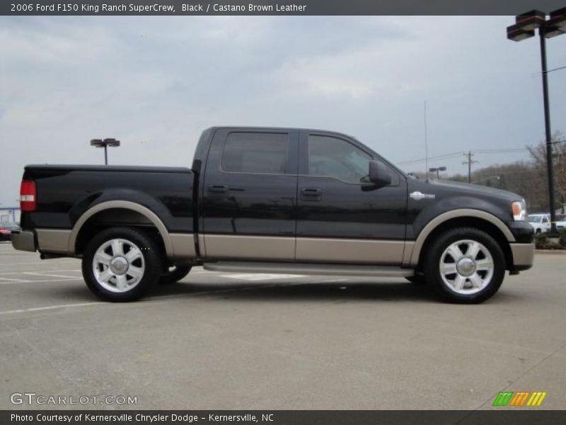 Black / Castano Brown Leather 2006 Ford F150 King Ranch SuperCrew