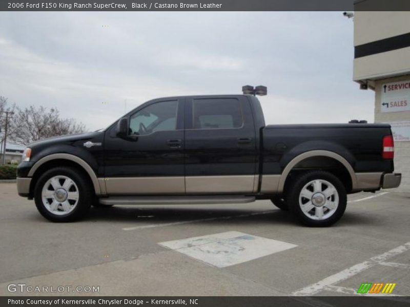 Black / Castano Brown Leather 2006 Ford F150 King Ranch SuperCrew