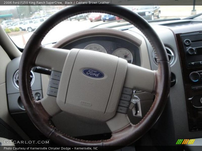 Black / Castano Brown Leather 2006 Ford F150 King Ranch SuperCrew