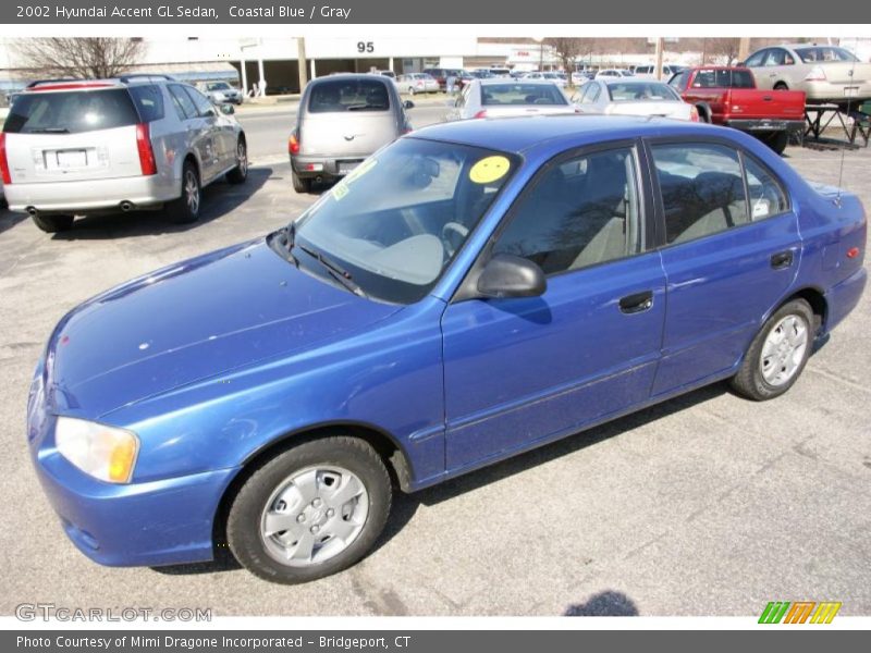  2002 Accent GL Sedan Coastal Blue