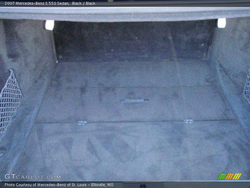 Black / Black 2007 Mercedes-Benz S 550 Sedan