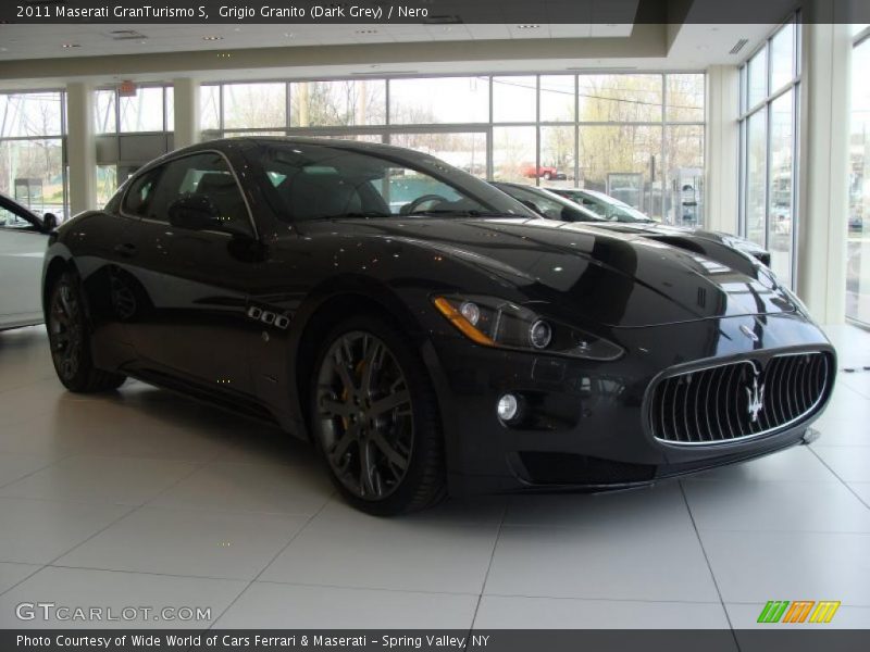 Grigio Granito (Dark Grey) / Nero 2011 Maserati GranTurismo S