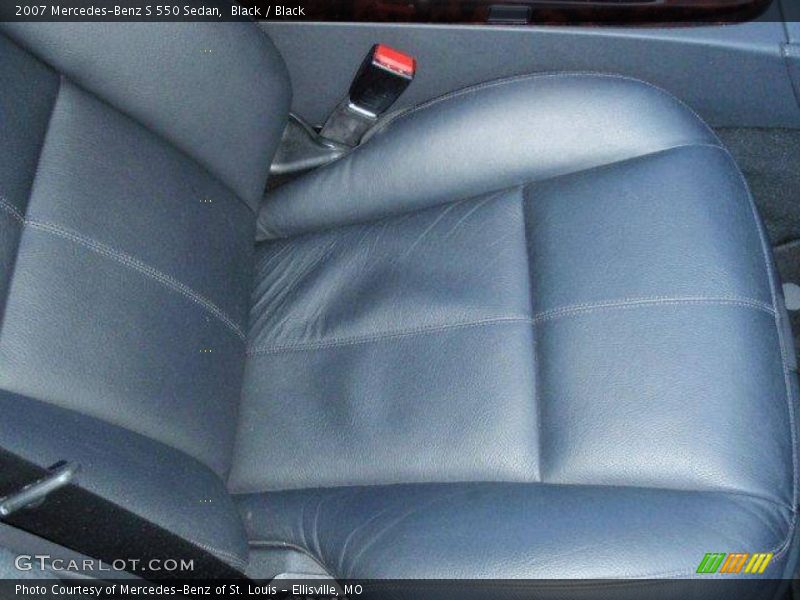 Black / Black 2007 Mercedes-Benz S 550 Sedan