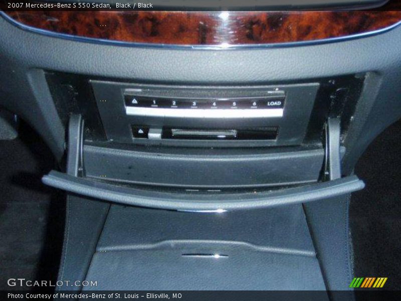 Black / Black 2007 Mercedes-Benz S 550 Sedan
