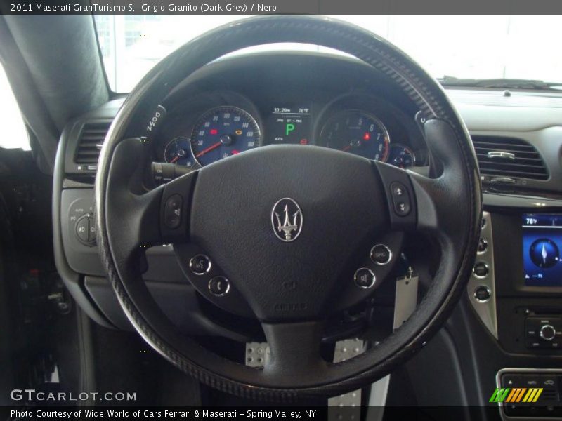 Grigio Granito (Dark Grey) / Nero 2011 Maserati GranTurismo S