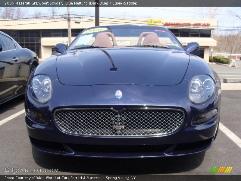 Blue Nettuno (Dark Blue) / Cuoio (Saddle) 2006 Maserati GranSport Spyder