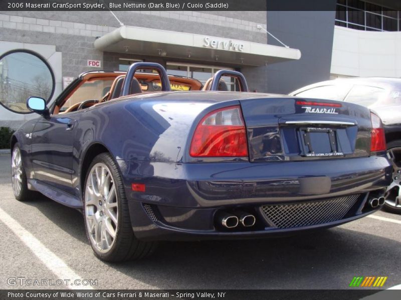 Blue Nettuno (Dark Blue) / Cuoio (Saddle) 2006 Maserati GranSport Spyder