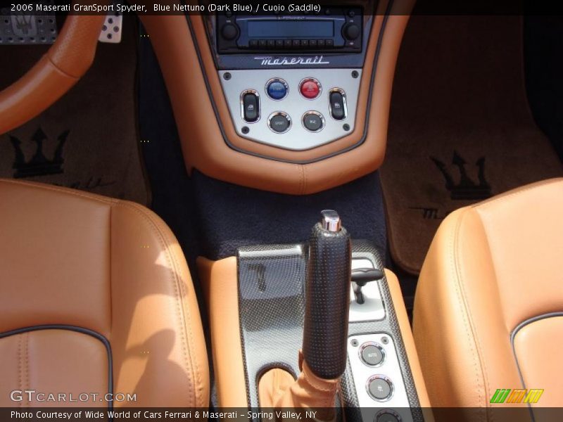 Controls of 2006 GranSport Spyder