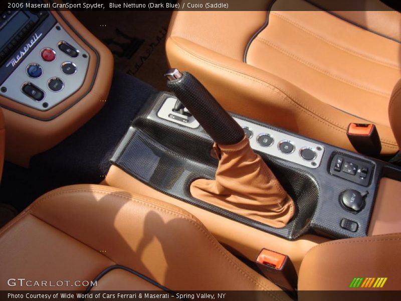 Controls of 2006 GranSport Spyder