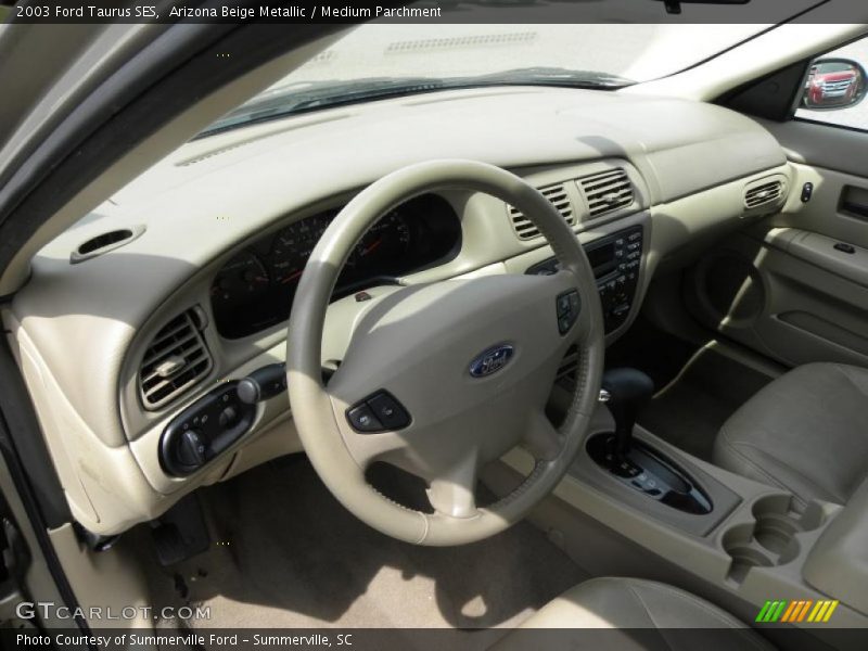 Arizona Beige Metallic / Medium Parchment 2003 Ford Taurus SES