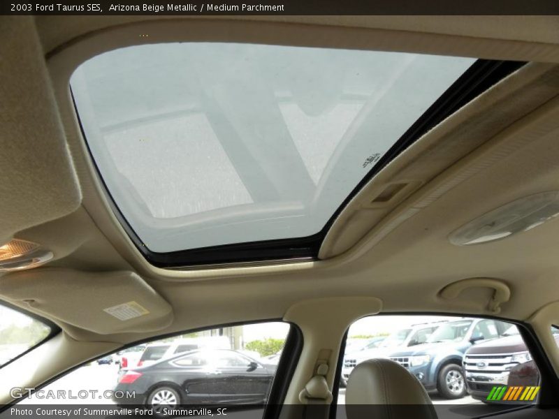 Arizona Beige Metallic / Medium Parchment 2003 Ford Taurus SES