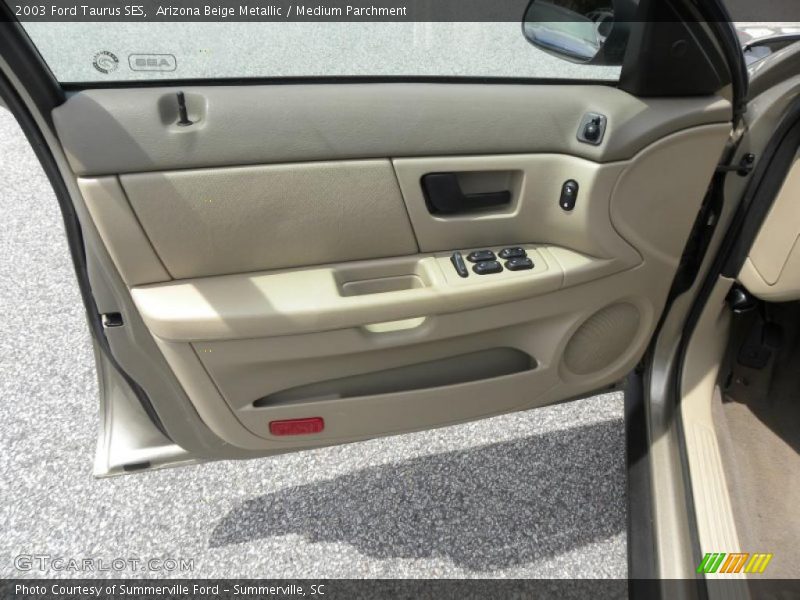 Arizona Beige Metallic / Medium Parchment 2003 Ford Taurus SES