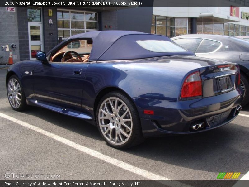 Blue Nettuno (Dark Blue) / Cuoio (Saddle) 2006 Maserati GranSport Spyder