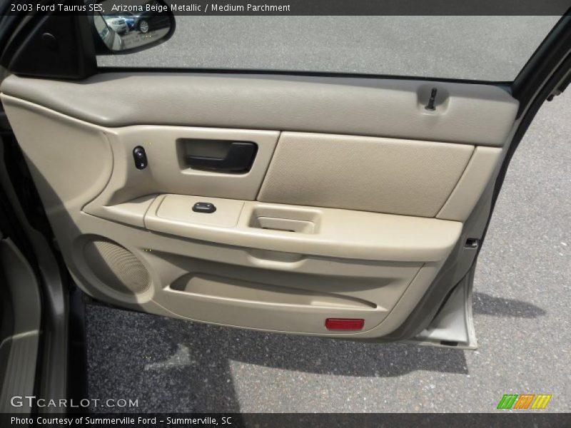 Arizona Beige Metallic / Medium Parchment 2003 Ford Taurus SES
