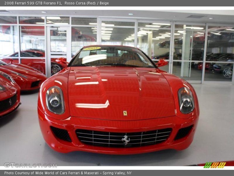  2008 599 GTB Fiorano F1 Rosso Corsa (Red)