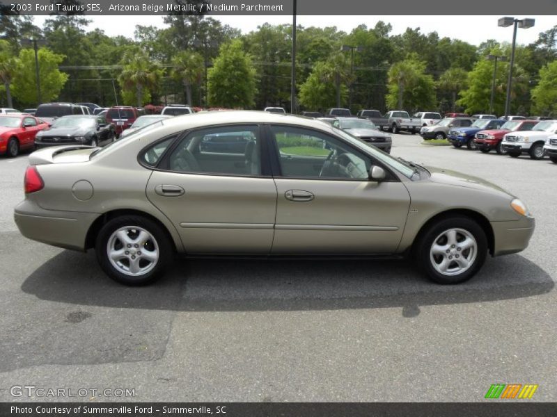 Arizona Beige Metallic / Medium Parchment 2003 Ford Taurus SES