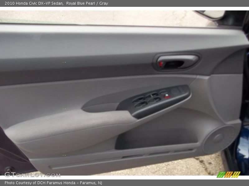 Royal Blue Pearl / Gray 2010 Honda Civic DX-VP Sedan
