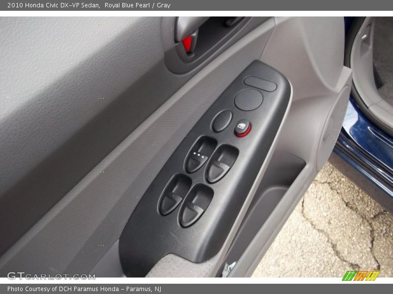 Royal Blue Pearl / Gray 2010 Honda Civic DX-VP Sedan