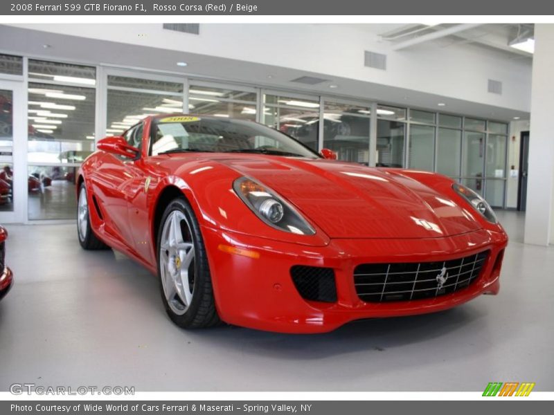  2008 599 GTB Fiorano F1 Rosso Corsa (Red)