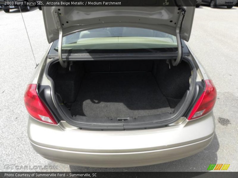 Arizona Beige Metallic / Medium Parchment 2003 Ford Taurus SES