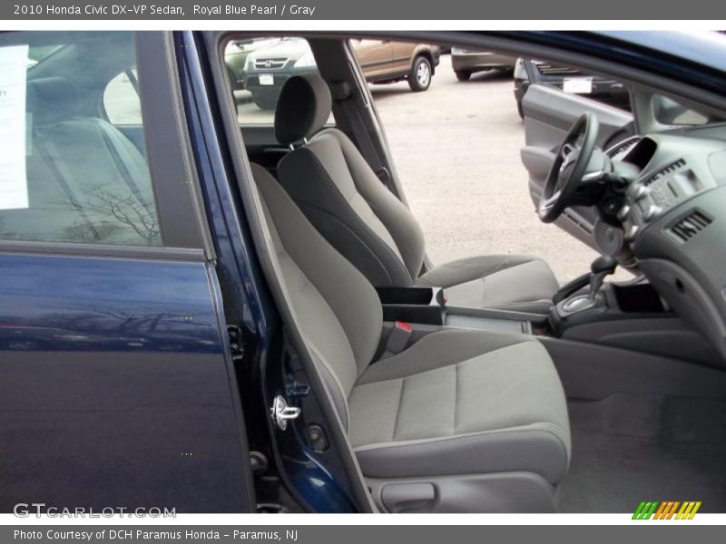 Royal Blue Pearl / Gray 2010 Honda Civic DX-VP Sedan