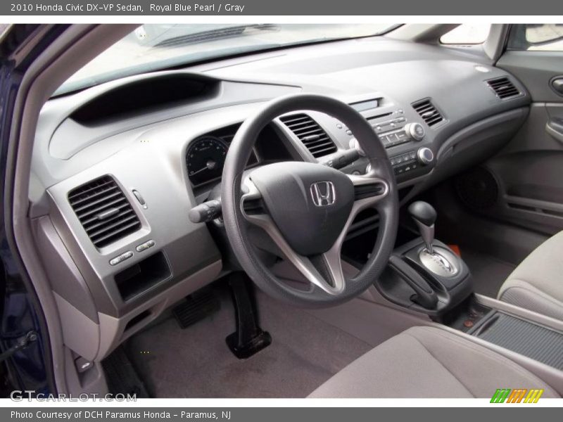 Gray Interior - 2010 Civic DX-VP Sedan 