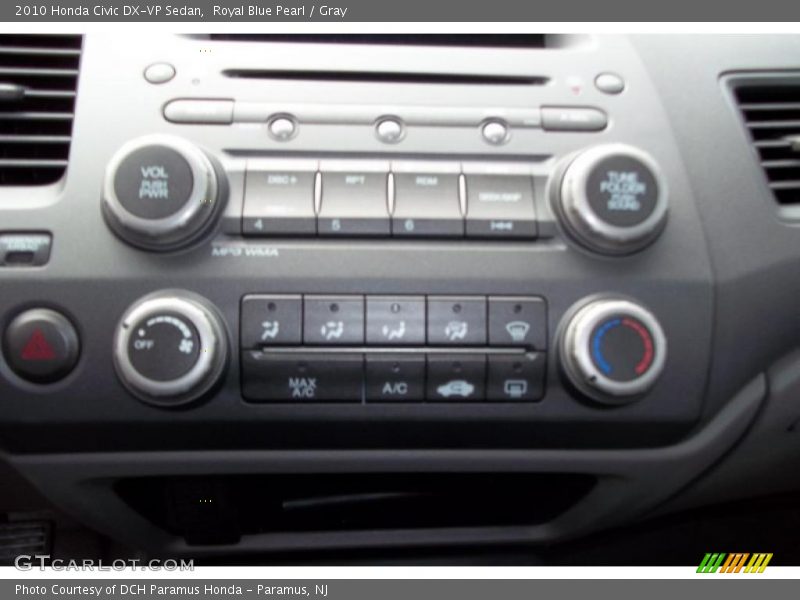 Royal Blue Pearl / Gray 2010 Honda Civic DX-VP Sedan