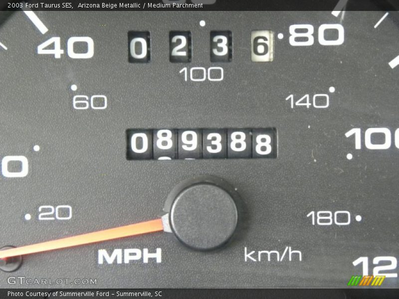 Arizona Beige Metallic / Medium Parchment 2003 Ford Taurus SES