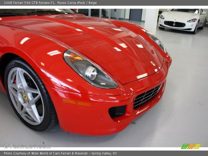 Rosso Corsa (Red) / Beige 2008 Ferrari 599 GTB Fiorano F1
