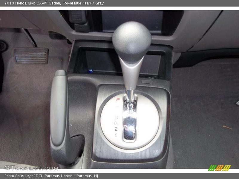  2010 Civic DX-VP Sedan 5 Speed Automatic Shifter