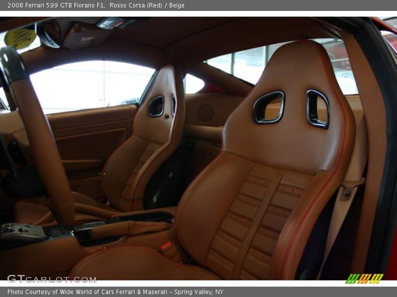  2008 599 GTB Fiorano F1 Beige Interior