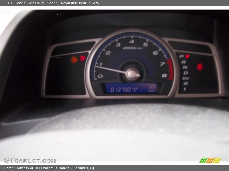 Royal Blue Pearl / Gray 2010 Honda Civic DX-VP Sedan