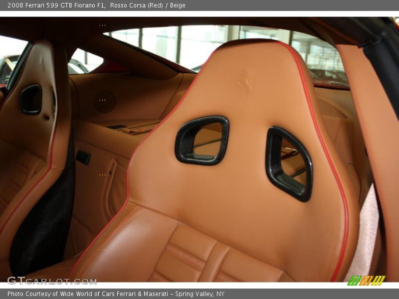  2008 599 GTB Fiorano F1 Beige Interior