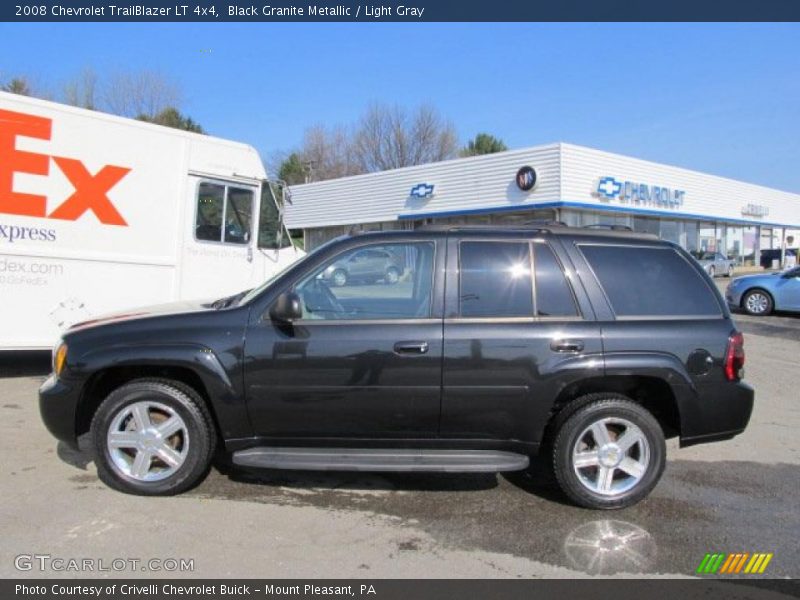 Black Granite Metallic / Light Gray 2008 Chevrolet TrailBlazer LT 4x4