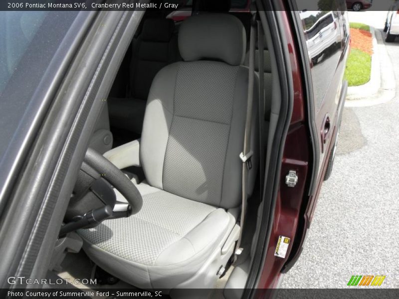 Cranberry Red Metallic / Gray 2006 Pontiac Montana SV6