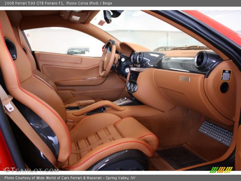  2008 599 GTB Fiorano F1 Beige Interior