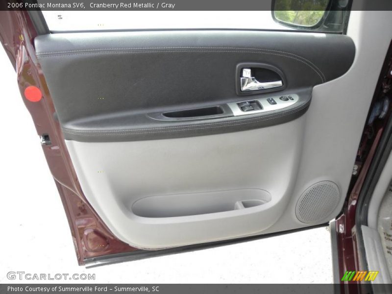 Cranberry Red Metallic / Gray 2006 Pontiac Montana SV6