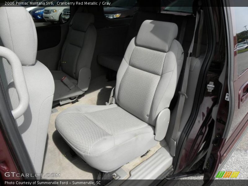 Cranberry Red Metallic / Gray 2006 Pontiac Montana SV6