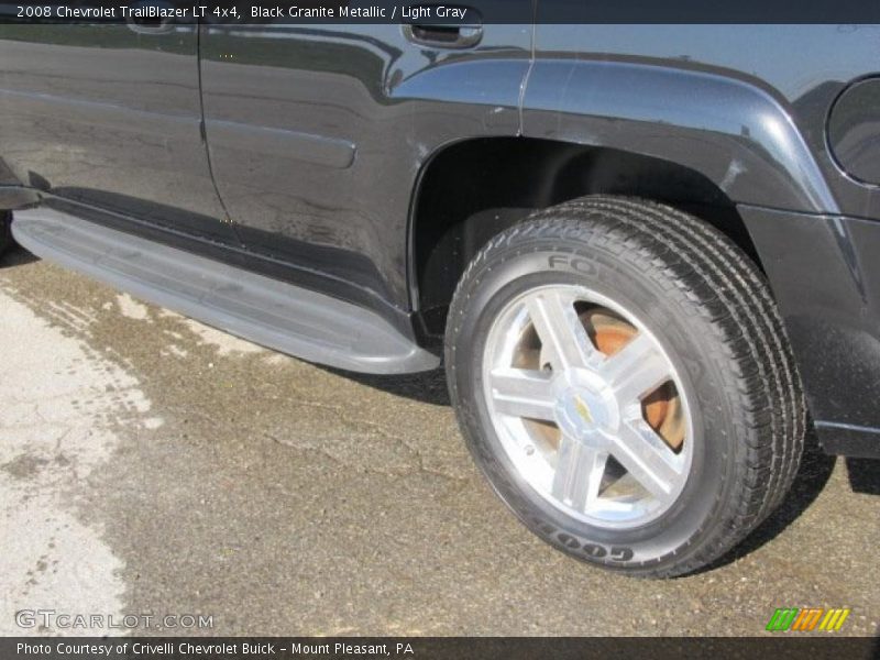 Black Granite Metallic / Light Gray 2008 Chevrolet TrailBlazer LT 4x4