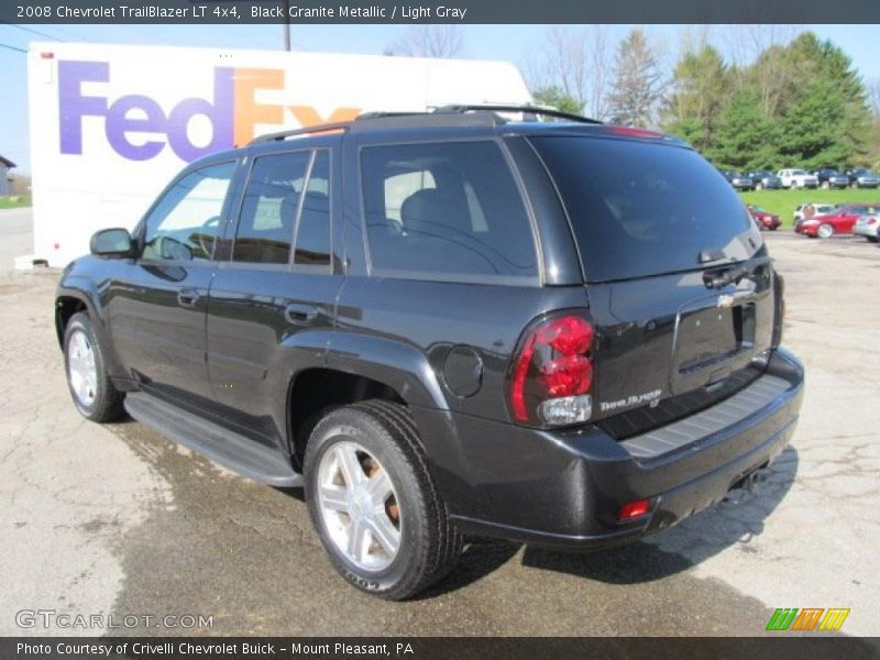 Black Granite Metallic / Light Gray 2008 Chevrolet TrailBlazer LT 4x4