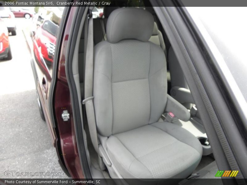 Cranberry Red Metallic / Gray 2006 Pontiac Montana SV6