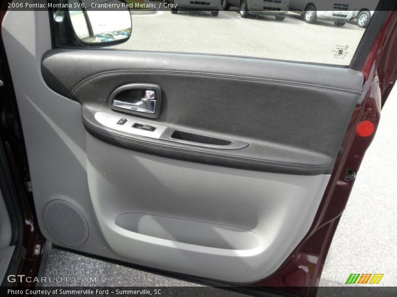 Cranberry Red Metallic / Gray 2006 Pontiac Montana SV6