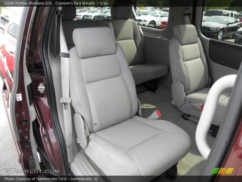 Cranberry Red Metallic / Gray 2006 Pontiac Montana SV6