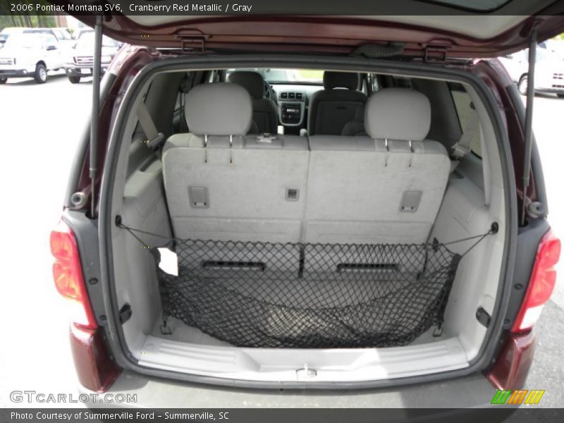 Cranberry Red Metallic / Gray 2006 Pontiac Montana SV6
