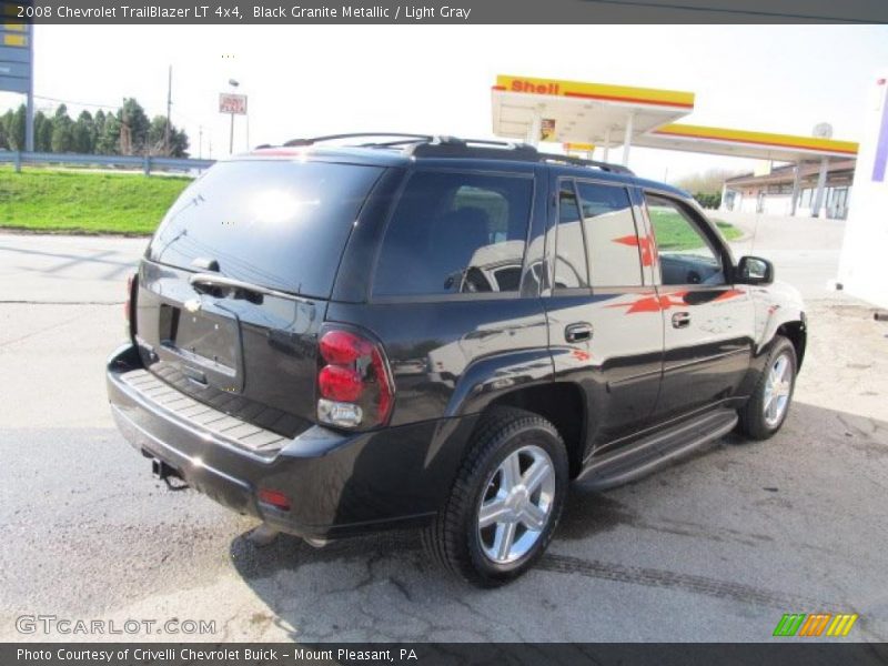 Black Granite Metallic / Light Gray 2008 Chevrolet TrailBlazer LT 4x4