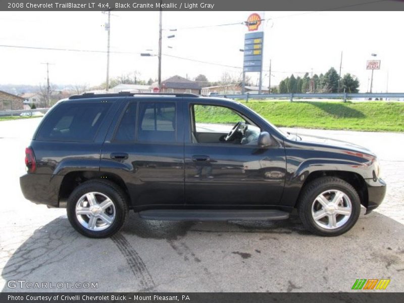 Black Granite Metallic / Light Gray 2008 Chevrolet TrailBlazer LT 4x4