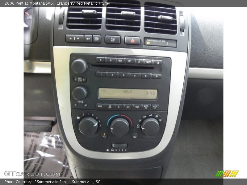 Cranberry Red Metallic / Gray 2006 Pontiac Montana SV6